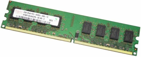 זיכרון למחשב - HYNIX DDR2 HYMP125U64CP8-S6 2Gb 800Mhz