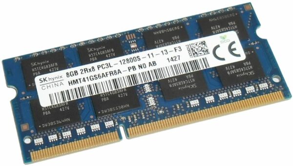 זיכרון HYNIX HMT41GS6AFR8A-PB 8GB 1600MHz 1.35v 16Chip SODIMM