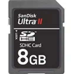כרטיס זיכרון SanDisk Ultra II SDHC 8GB
