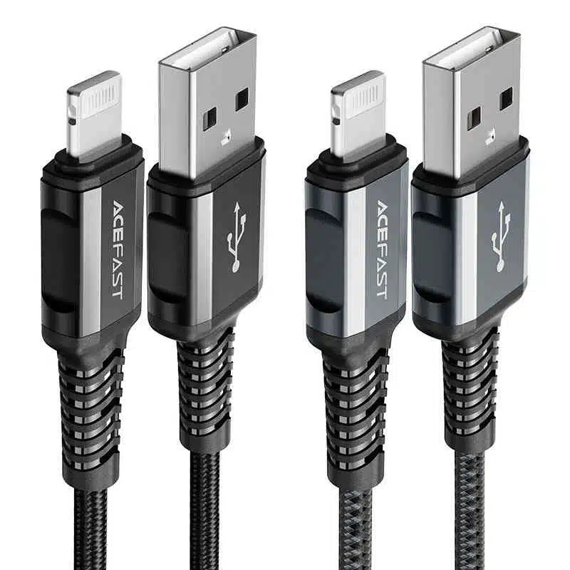 BC1-02 USB-A to Lightning aluminum alloy charging data cable