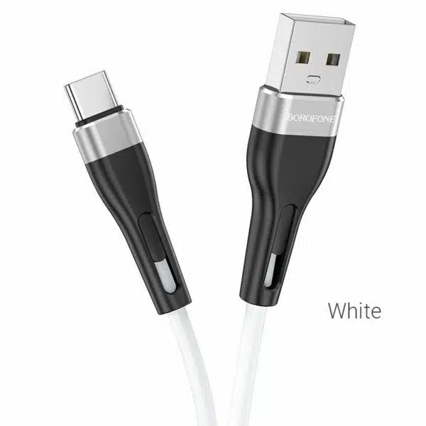 BX46 Rush silicone charging data cable for Type-C