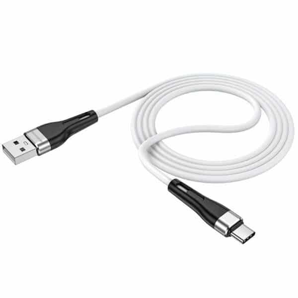 BX46 Rush silicone charging data cable for Type-C