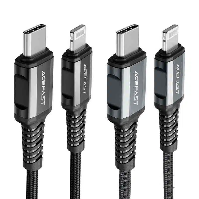 C1-01B USB-C to Lightning aluminum alloy charging data cable