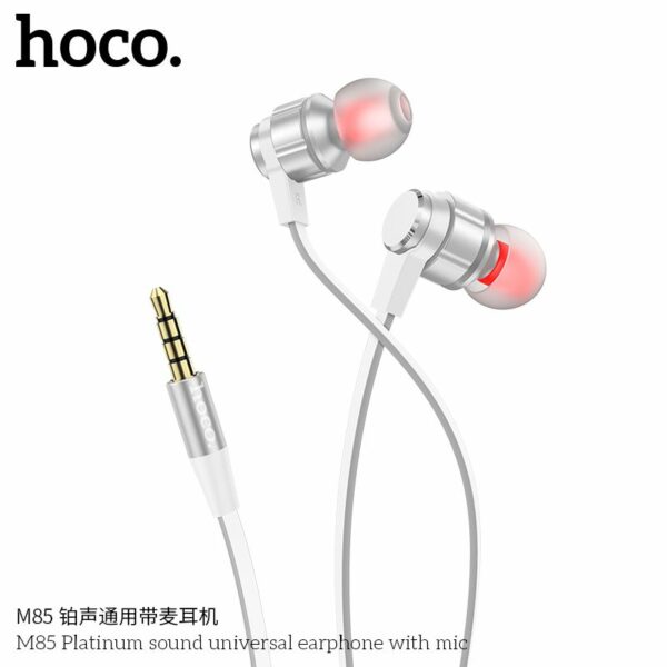 M85S Platinum sound universal earphone with mic