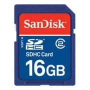 SANDISK כרטיס זיכרון SECURE DIGITAL CARDS 16G CLASS4