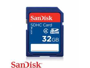 SANDISK כרטיס זיכרון SECURE DIGITAL CARDS 32G CLASS4