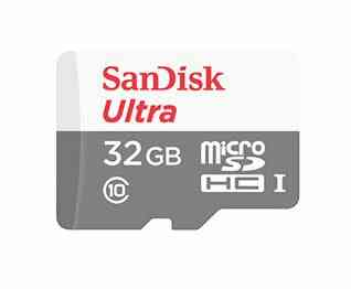 כרטיס זיכרון סנדיסק SanDisk Ultra SDSQUNR-032G 32GB Micro SD UHS-I