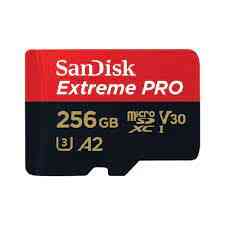 כרטיס זיכרון סנדיסק SanDisk Extreme Pro SDSQXCG-256G 256GB Micro SD