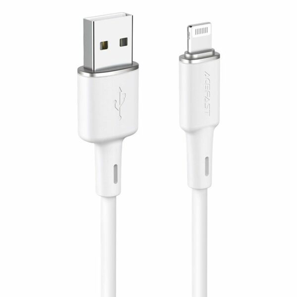 WC2-02 USB-A to Lightning zinc alloy silicone charging data cable