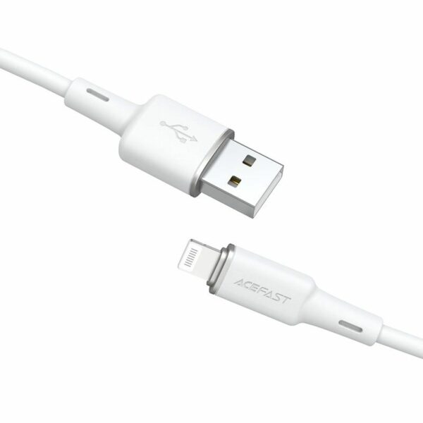WC2-02 USB-A to Lightning zinc alloy silicone charging data cable