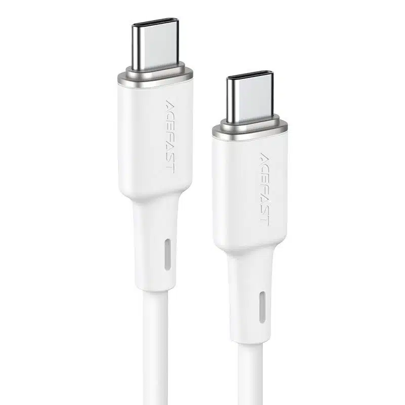 WC2-03 USB-C to USB-C zinc alloy silicone charging data cable