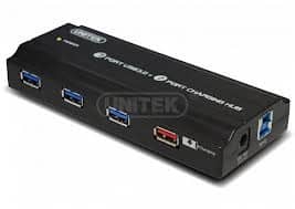 מפצל 7 Unitek Y-3175 Port USB3.0 + 1 Port Charging Hub