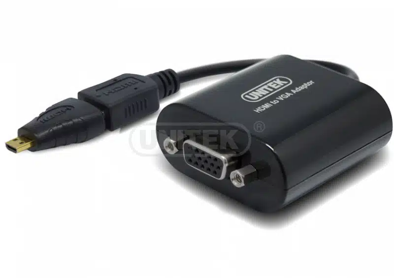 UNITEK MICRO HDMI M TO VGA F CONVERTER Y-5321