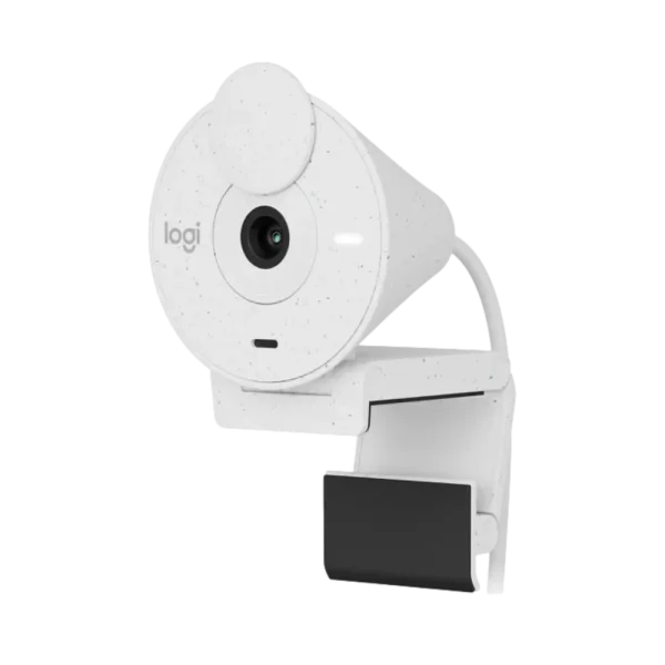 מצלמת רשת Logitech BRIO 300 – צבע לבן