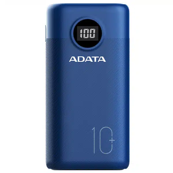 מטען נייד ADATA AP10000QCD 10,000mAh Power Bank USB Blue