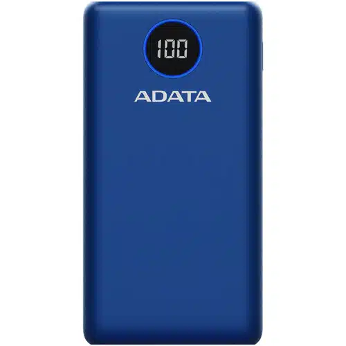 מטען נייד ADATA AP20000QCD 20,000mAh Power Bank USB Blue