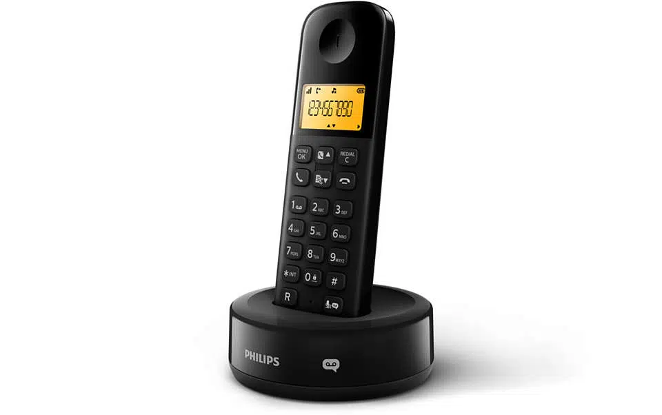 טלפון אלחוטי שלוחה בודדת Philips Dectphone D1651B/01