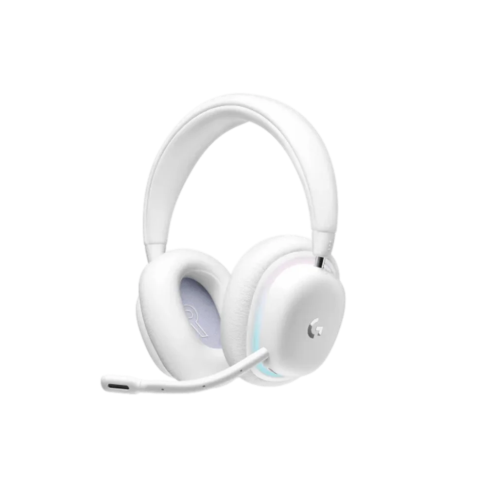 אוזניות גיימינג אלחוטיות LOGITECH G735 צבע לבן