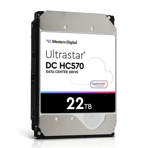 כונן קשיח פנימי Ultrastar® DC HC570 בנפח 22TB דגם WUH722222ALE6L4 מבית Western Digital