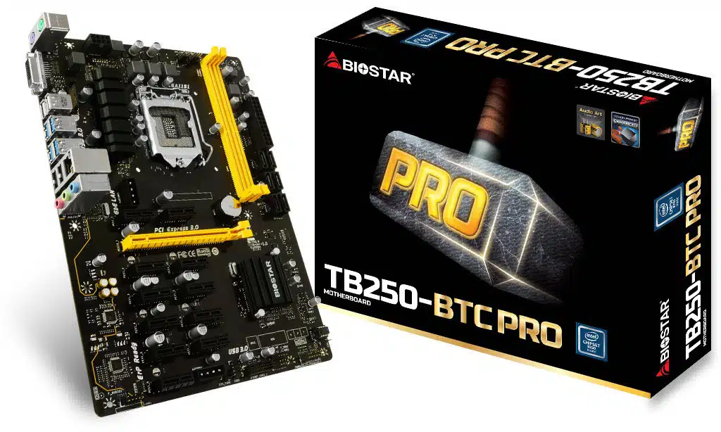 לוח אם BIOSTAR TB250-BTC PRO