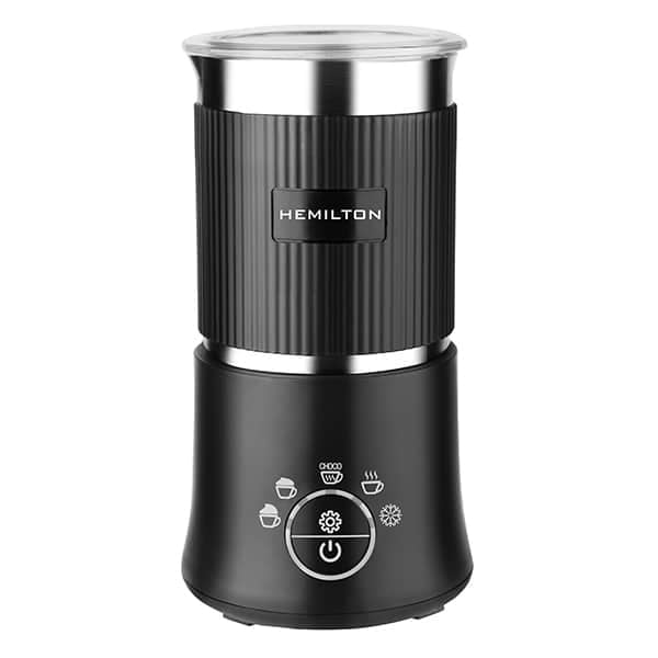 מקציף חלב חשמלי מבית HEMILTON בצבע שחור דגם 265-HEM מבית המילטון