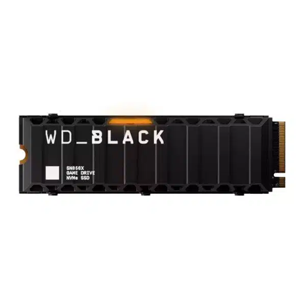 דיסק פנימי WD Black SSD SN850X NVMe With Heatsink בנפח 8TB מבית Western Digital דגם WDS800T2XHE