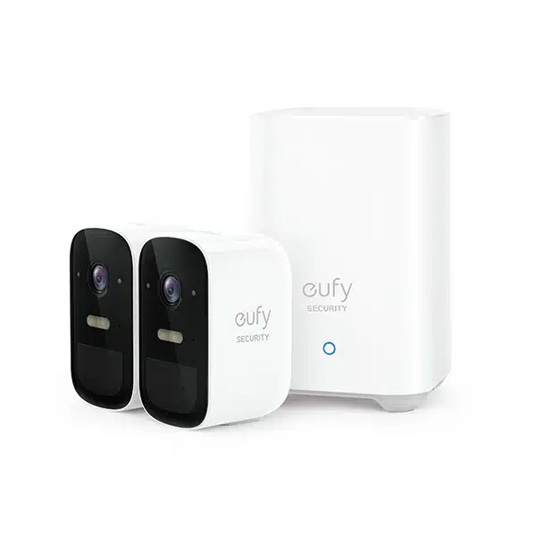 ערכת 2 מצלמות חכמות 2K + רכזת eufy Security eufyCam 2C Pro Kit