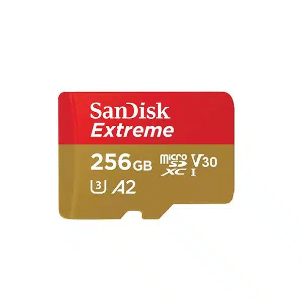 כרטיס זיכרון Extreme microSD בנפח 256GB מבית SanDisk דגם SDSQXAV-256G-GN6MN