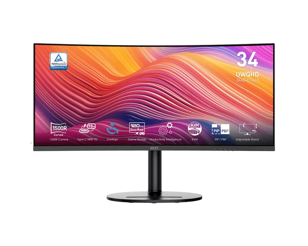 מסך מחשב MSI מסך מחשב עסקי קעור "34 MSI Modern MD342CQP