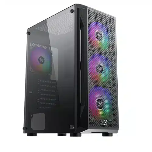 מחשב גיימינג - מעבד i3-14100F, זכרון 16GB DDR4, דיסק SSD 2TB M.2 NVME, כ. מסך GTX 1650 4GB