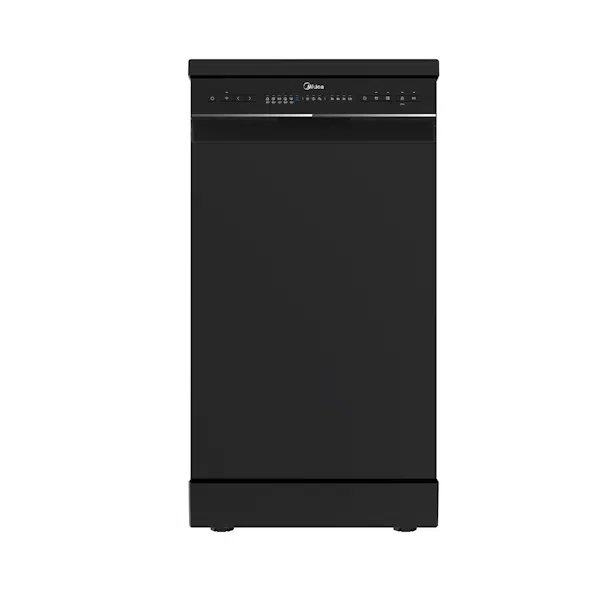 מדיח צר 10 מערכות כלים שחור דגם WQP8-W7634C-B מבית MIDEA