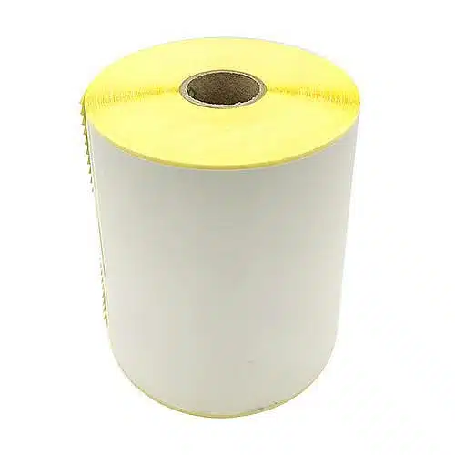 5 גלילי מדבקות נייר טרמי למדפסת מדבקות : 100/150 ממ – 350 מדבקות בגליל