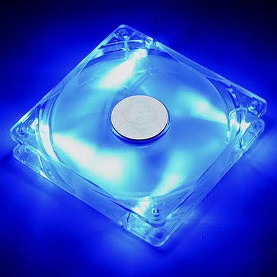 מאוורר כחול למארז מחשב SilverStone 120mm Pro Fan Blue Led