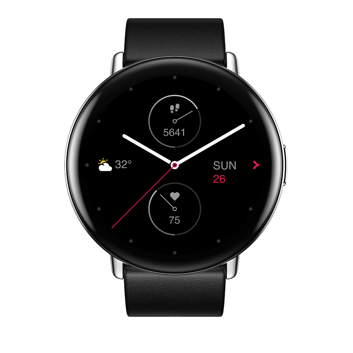 שעון AMAZFIT מודד חמצן בדם מסדרת ZEPP E דגם ONYX POLAR NIGHT