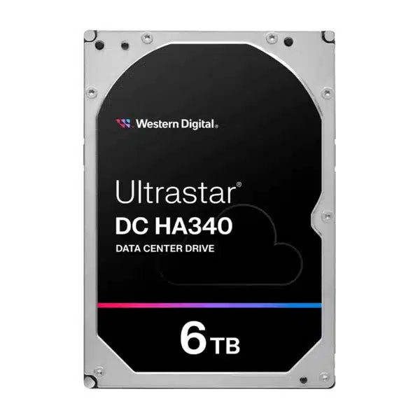 כונן קשיח פנימי Ultrastar DC HA340 בנפח 6TB דגם WUS721206BLE6L4 מבית Western Digital