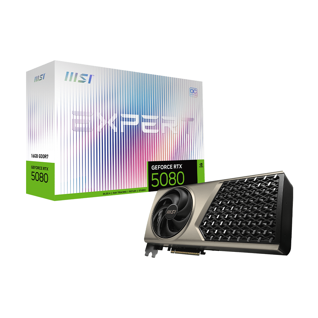 כרטיס מסך MSI GeForce RTX 5080 16G EXPERT OC