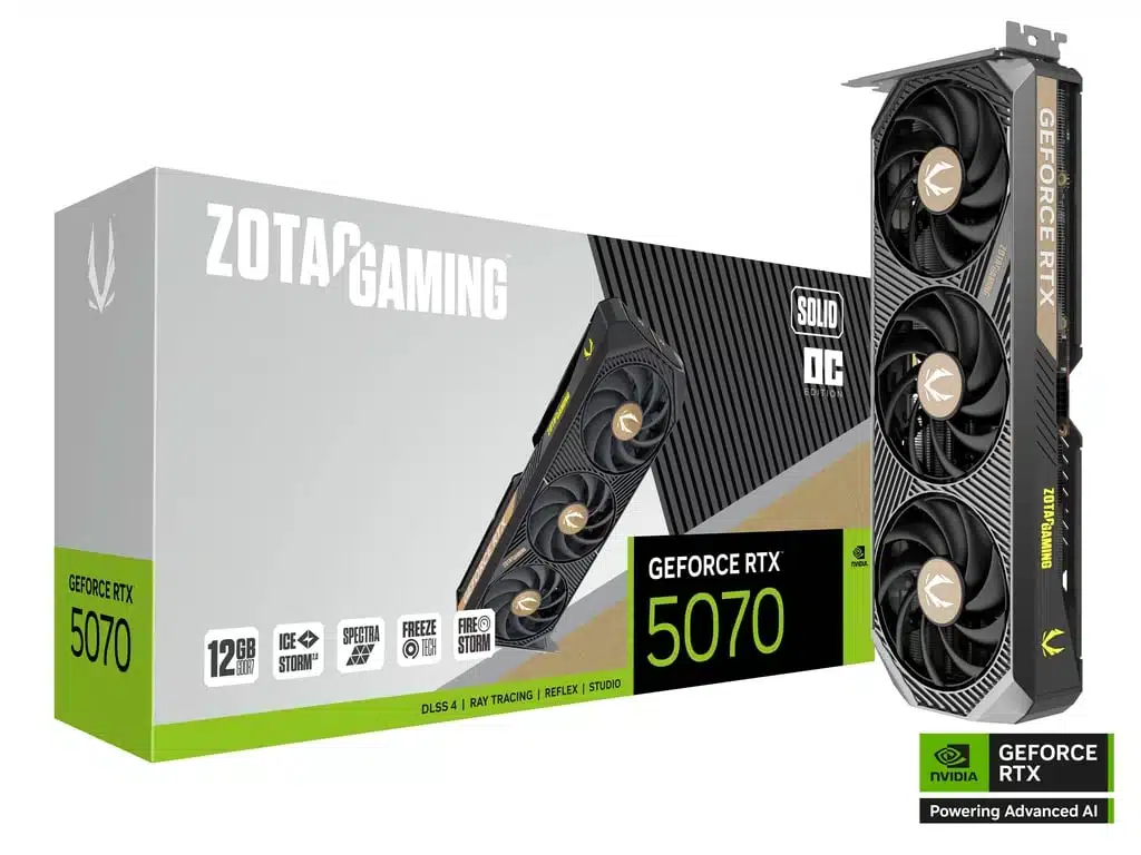 כרטיס מסך - ZOTAC GAMING GeForce RTX 5070 SOLID OC
