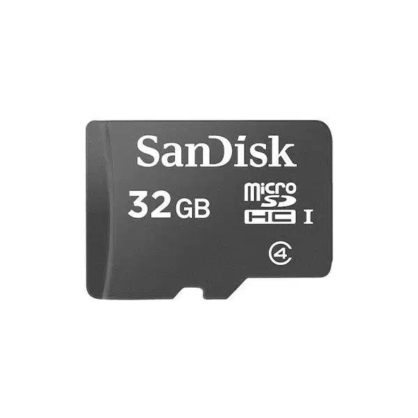 כרטיס זיכרון microSDHC בנפח 32GB מבית Sandisk דגם SDSDQM-032G-B35