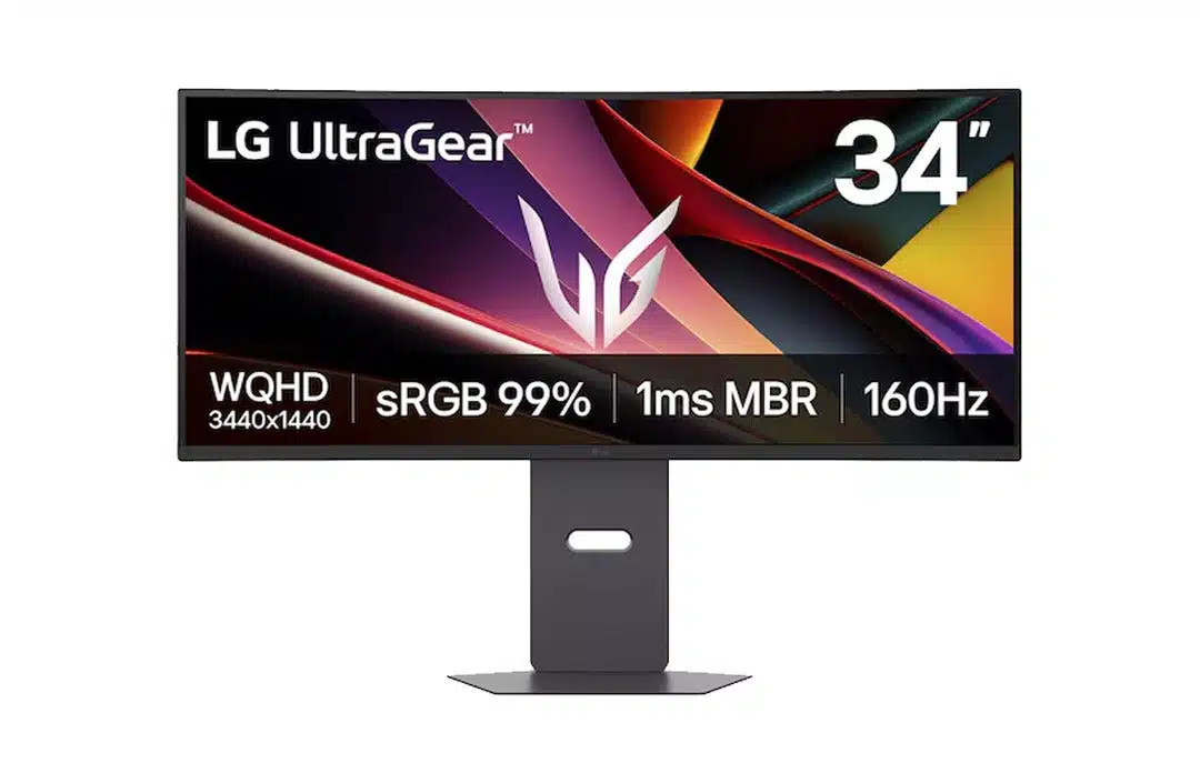 מסך ''34 גיימינג קעור UltraGear™ WQHD תוצרת LG דגם: 34G600A-B