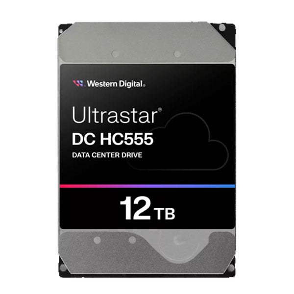 כונן קשיח פנימי Ultrastar HC555 בנפח 12TB דגם WUH722012CLE6L4 מבית Western Digital