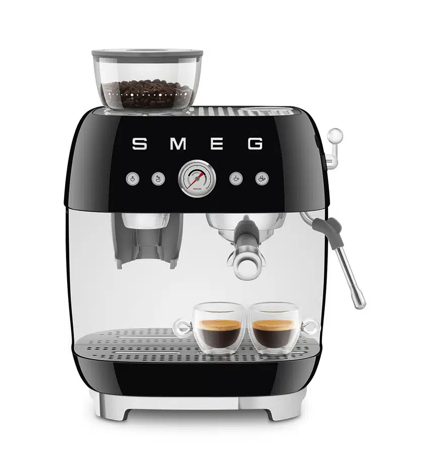 SMEG EGF03 ESPRESSO COFFEE GRIND מכונת אספרסו ידנית עם מטחנה מובנית