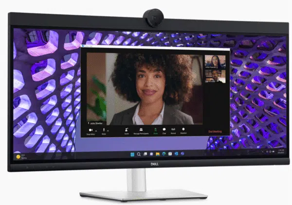 מסך מחשב דל Dell 34 Curved Video Conferencing Monitor - P3424WEB,  86.71cm (34.1")