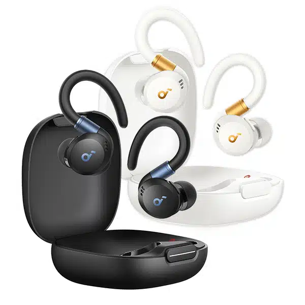 אוזניות ספורט אלחוטיות soundcore Sport X20 בצבע לבן