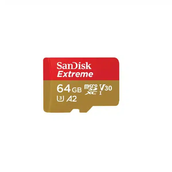 כרטיס זיכרון Extreme® microSDXC™ UHS-I בנפח 64GB מבית SanDisk דגם SDSQXAH-064G-GN6MN